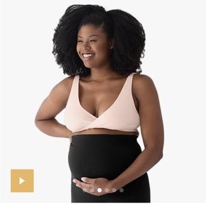 Kindred Bravely Sublime Adjustable Crossover Nursing and Lounge Bra in Soft Pink